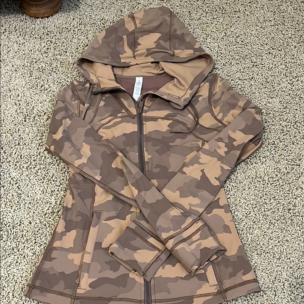Lululemon Athletica Tan Camouflage Hoodie